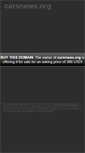 Mobile Screenshot of carsnews.org