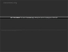 Tablet Screenshot of carsnews.org